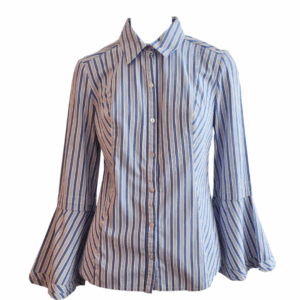 Camisa Listrada le lis blanc