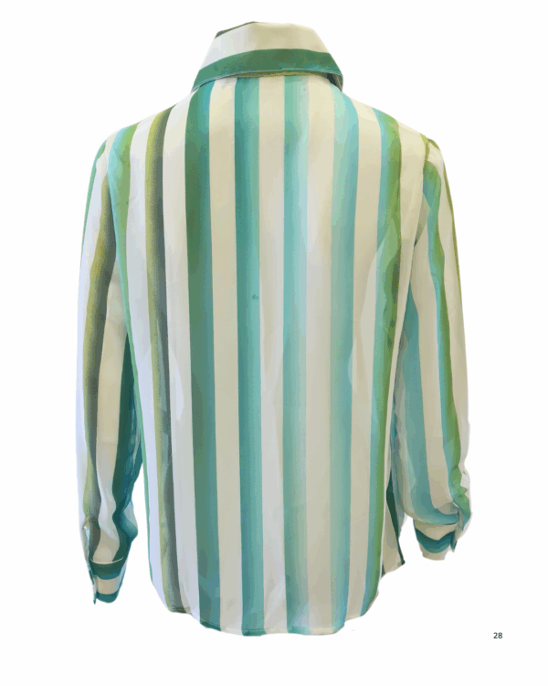 Camisa listrada verde - Imagem 2