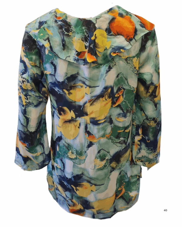Camisa com estampa de peixe - Mabelle - Imagem 2