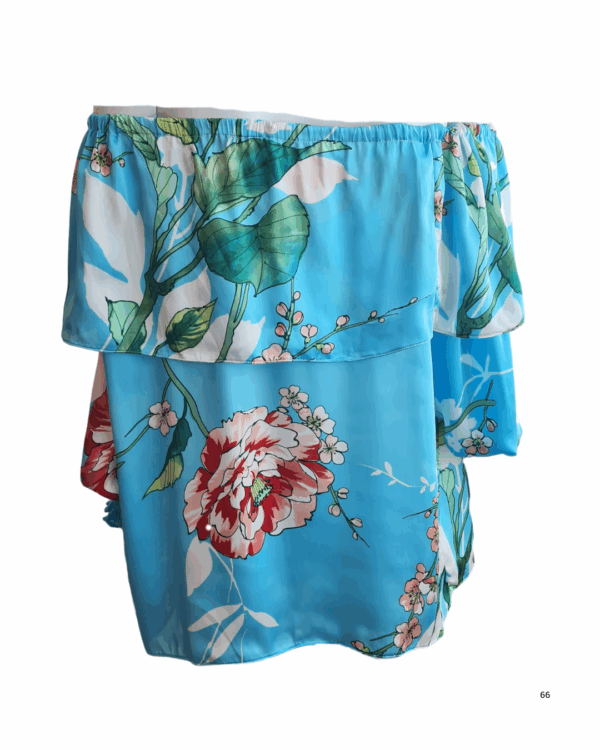 Blusa ciganinha azul - Mabelle - Imagem 2